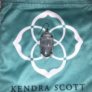 SINGULAR KENDRA SCOTT SILVER EARRING